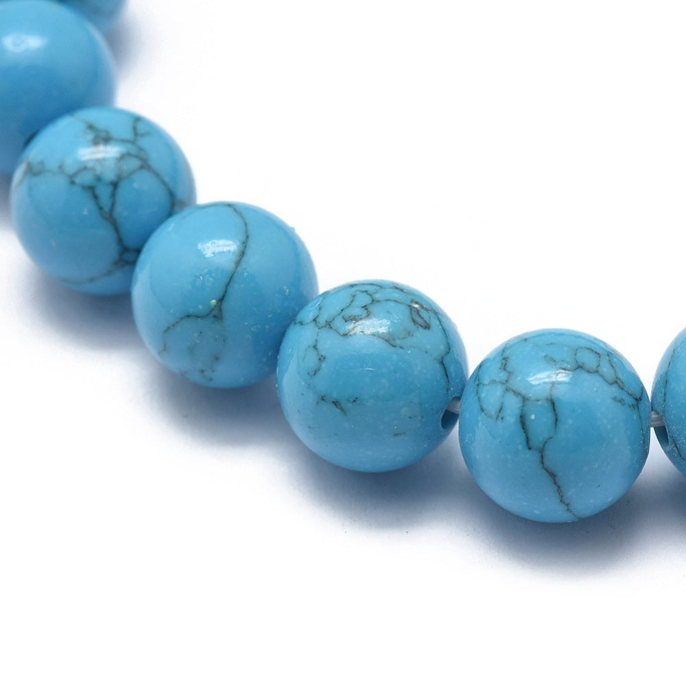 Turquoise Reconstructed - Beaded Bracelet