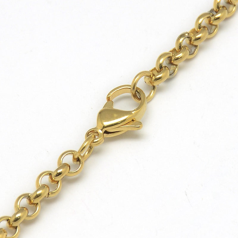 Two Tone Pendant Necklace image 2