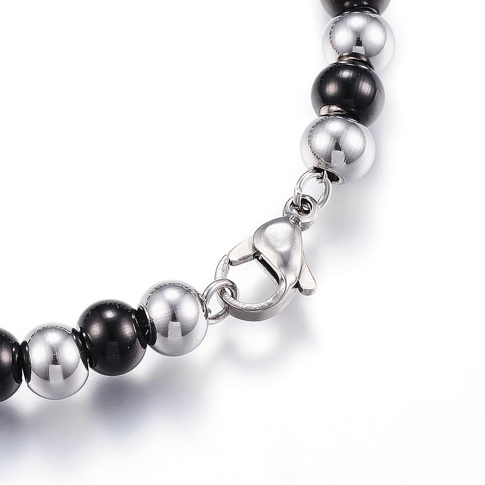 Two Tone Bead Bracelet image 1