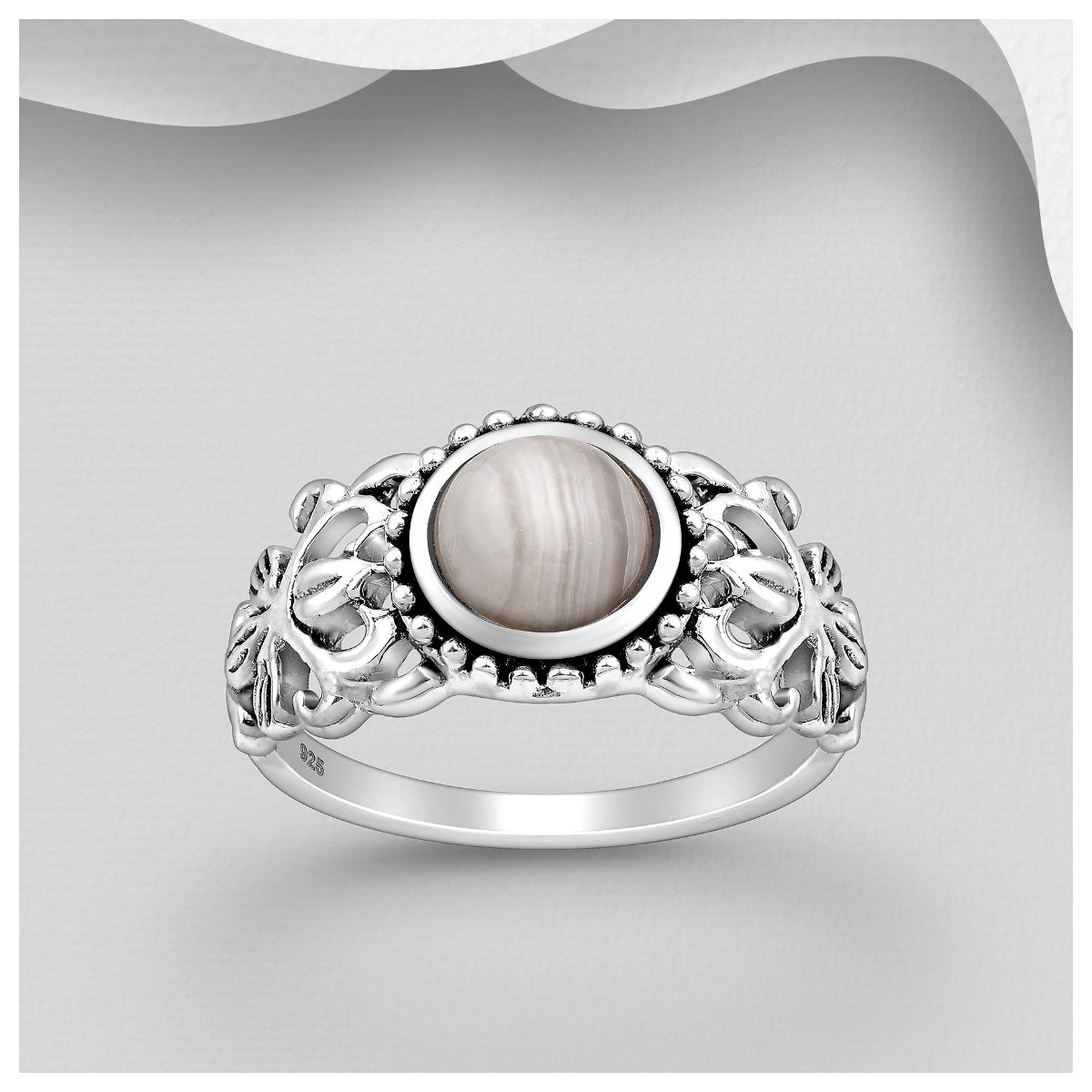 Botswana Agate Ring image 0
