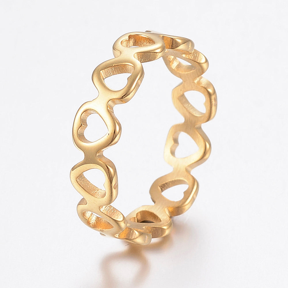 Heart Gold Ring image 0