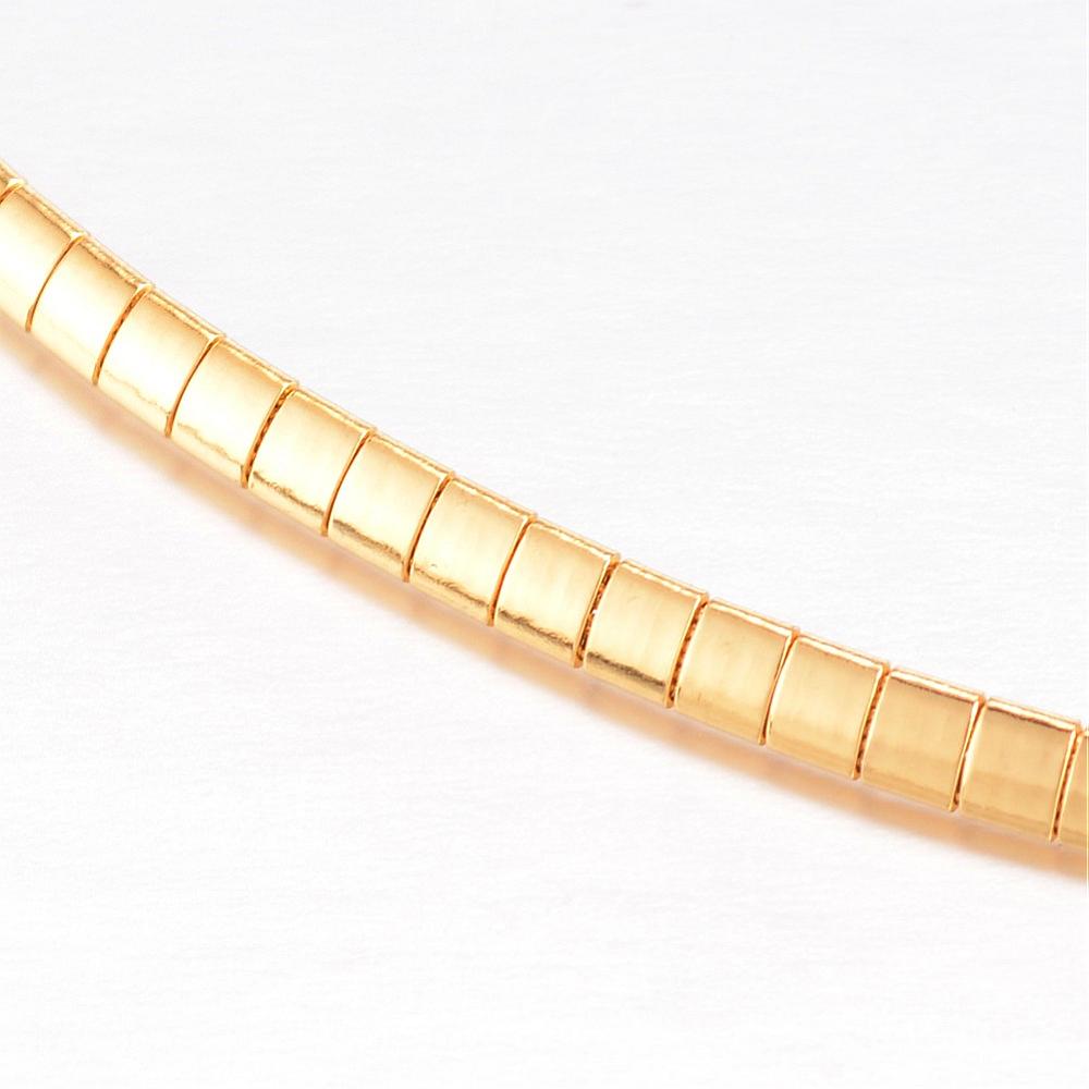 Italian Omega Gold Necklace image 1