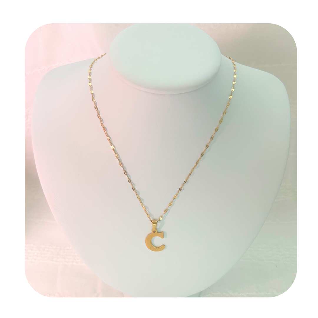 Dainty Letter Necklace - Trendy Stainless Steel Jewelry