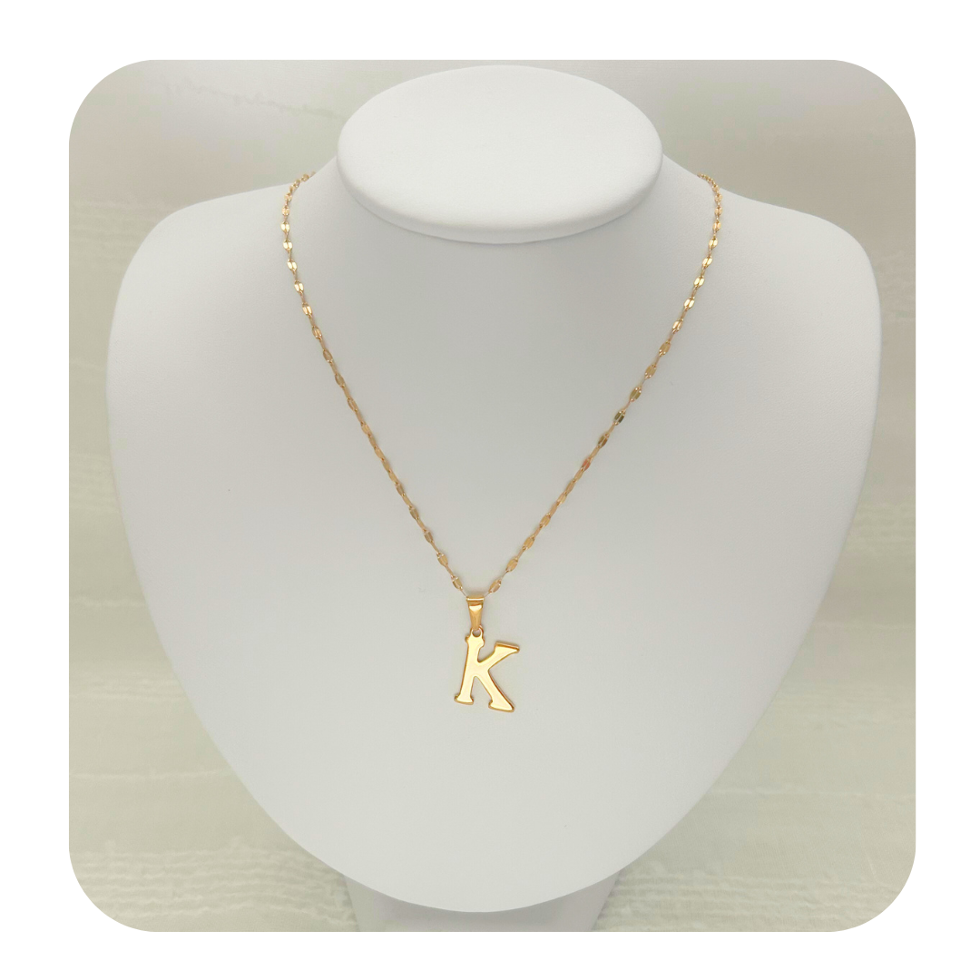 Dainty Letter Necklace - Trendy Stainless Steel Jewelry