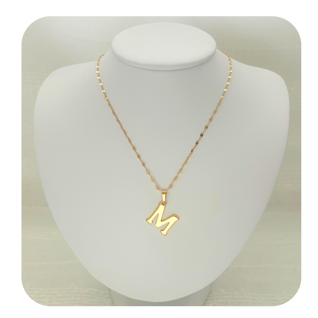 Dainty Letter Necklace - Trendy Stainless Steel Jewelry