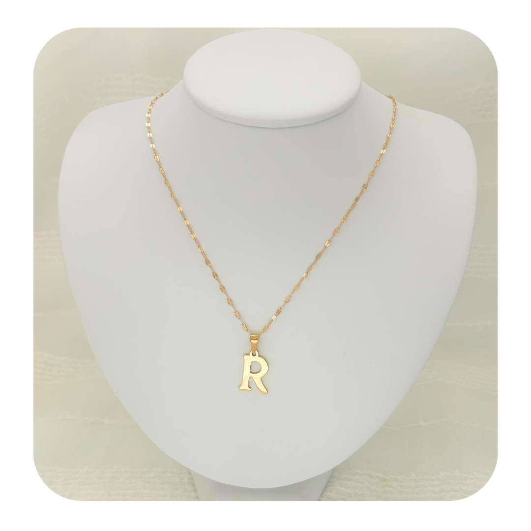 Dainty Letter Necklace - Trendy Stainless Steel Jewelry