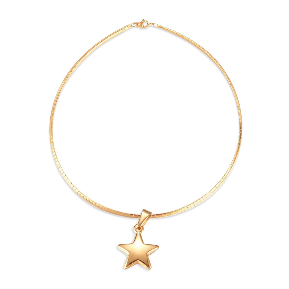 Celestial Star Necklace - Stainless Steel | Waterproof | Rust-Resistant - QueLindo