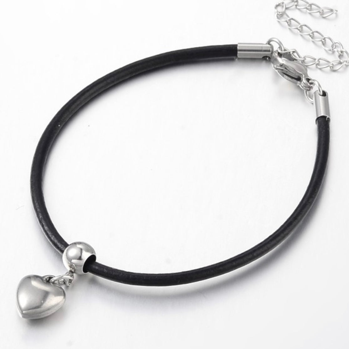 Heart Leather Bracelet image 0