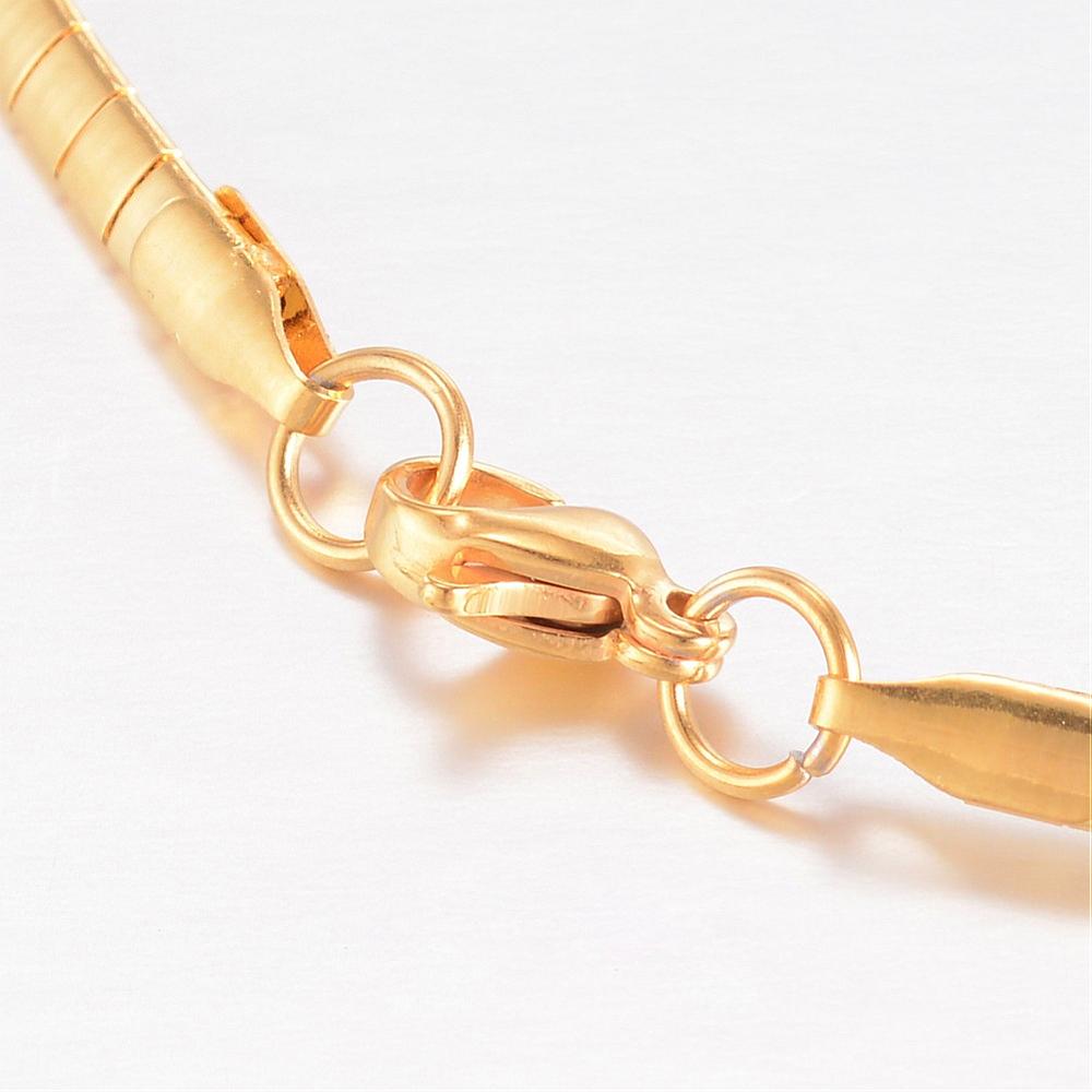 Italian Omega Gold Necklace image 2