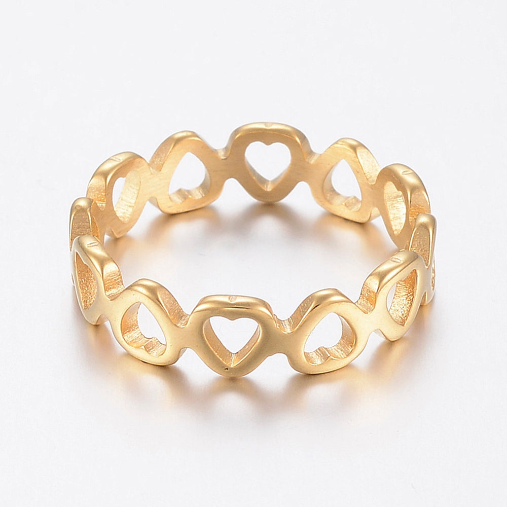 Heart Gold Ring image 1