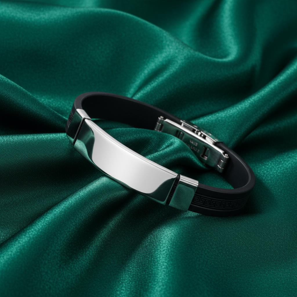 Bracelet on Satin Background