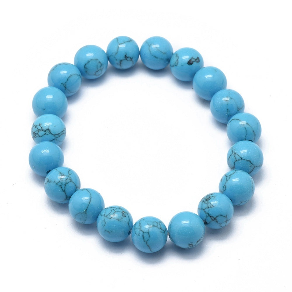 Turquoise Reconstructed - Beaded Bracelet
