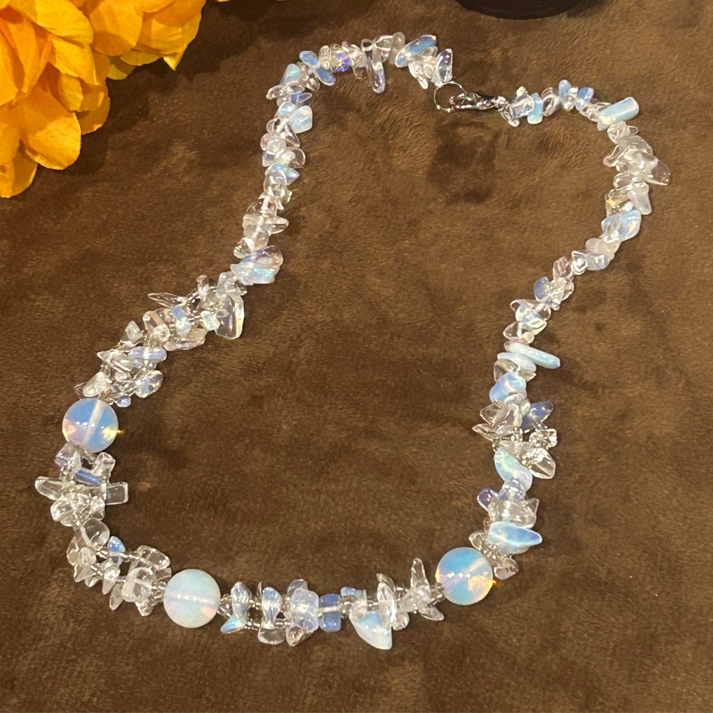 Crystal Quartz Necklace Set image 1
