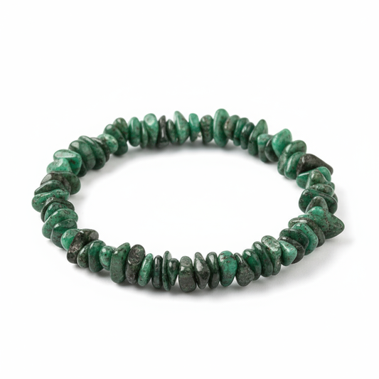 Emerald Beryl Chip Bracelet