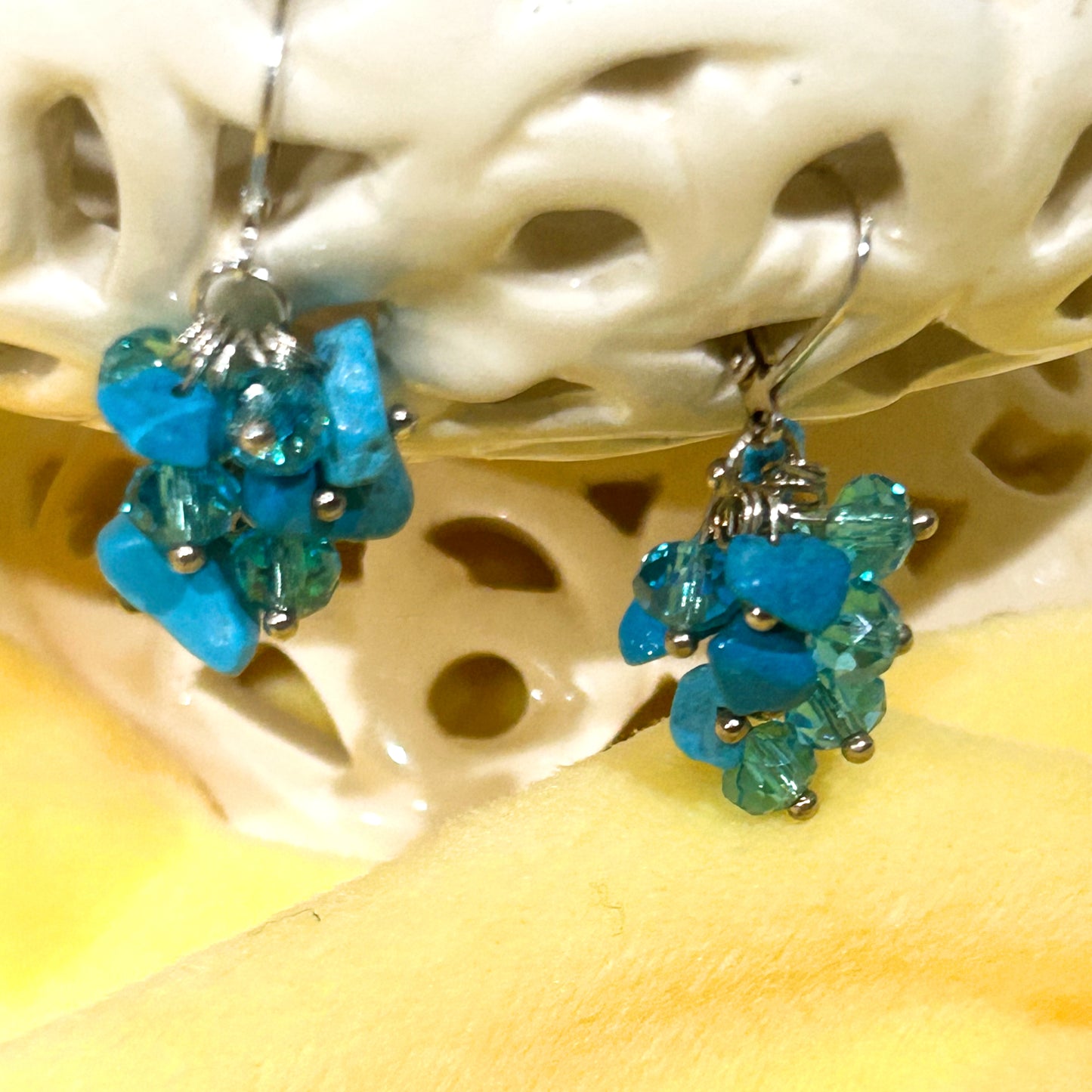 Blue Howlite Necklace Set image 1