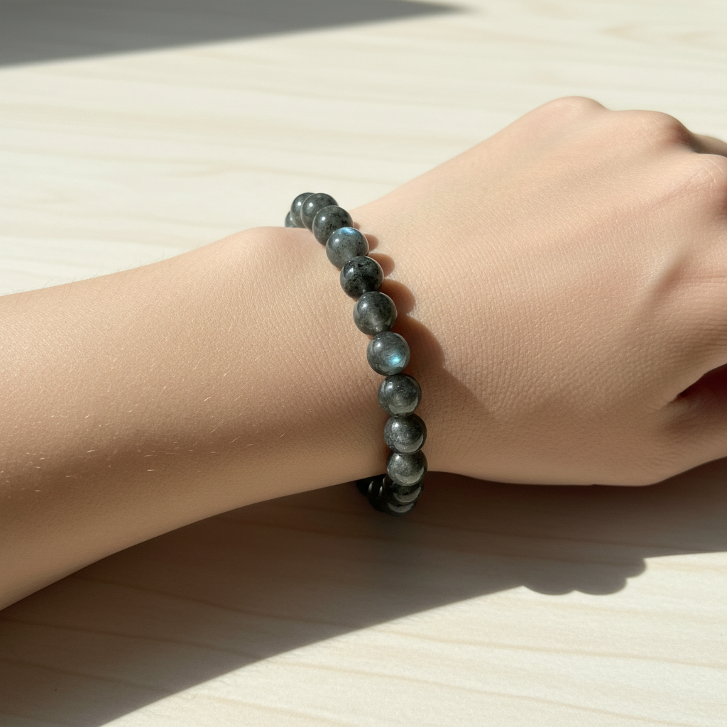 Larvikite Bracelet Detail