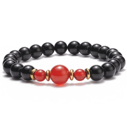 Black Onyx & Carnelian  Bracelet image 0