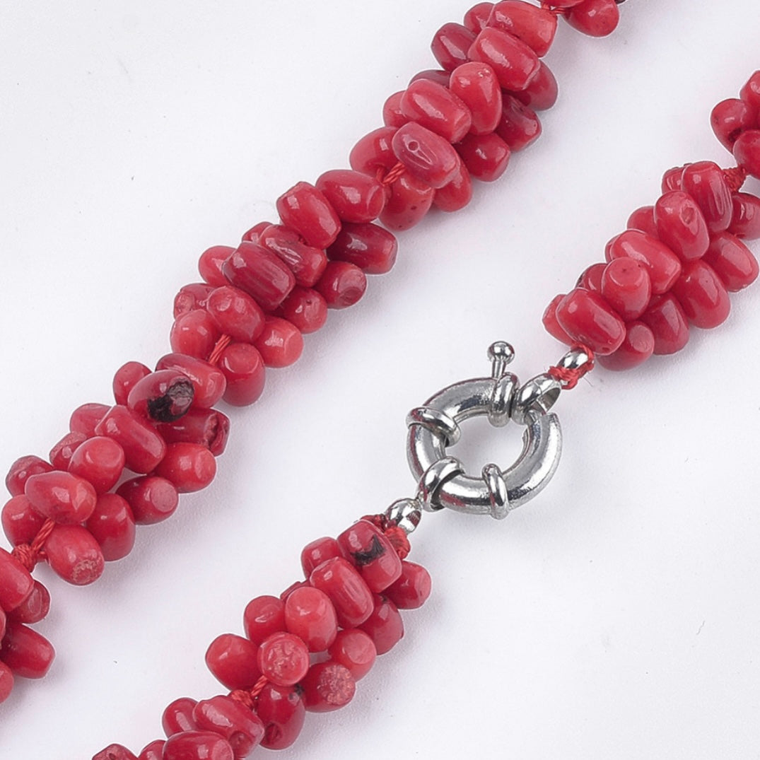 Bamboo Coral Necklace image 1