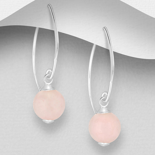 Rose Quartz Earring image 0