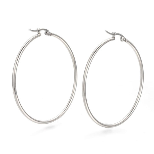 Round Hoop Earring image 0