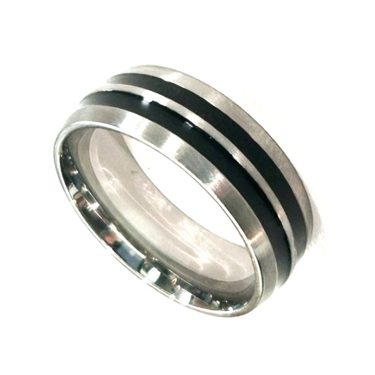 Black Stripe Ring image 0