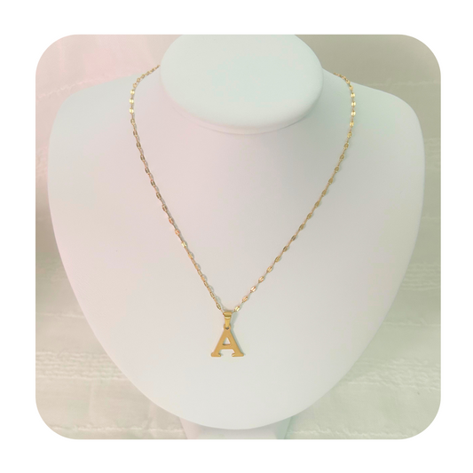Dainty Letter Necklace - Trendy Stainless Steel Jewelry