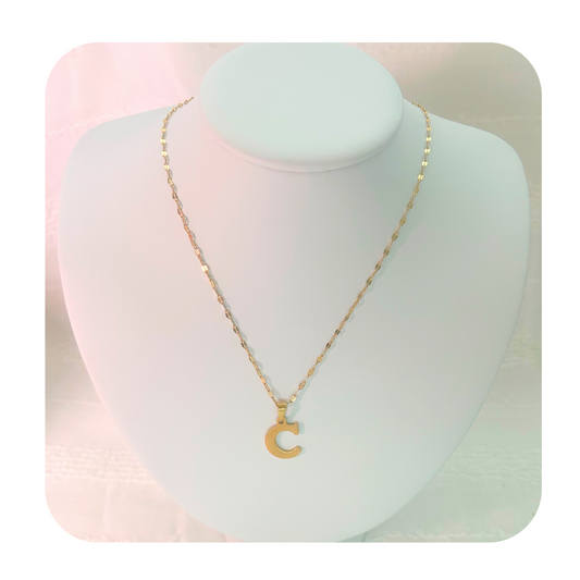 Dainty Letter Necklace - Trendy Stainless Steel Jewelry