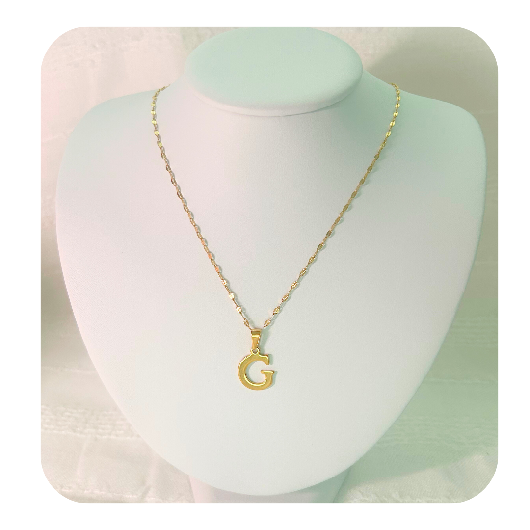 Dainty Letter Necklace - Trendy Stainless Steel Jewelry