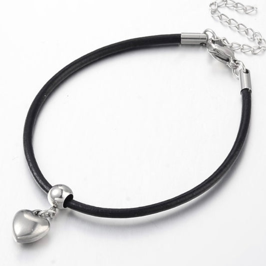 Heart Leather Bracelet image 0