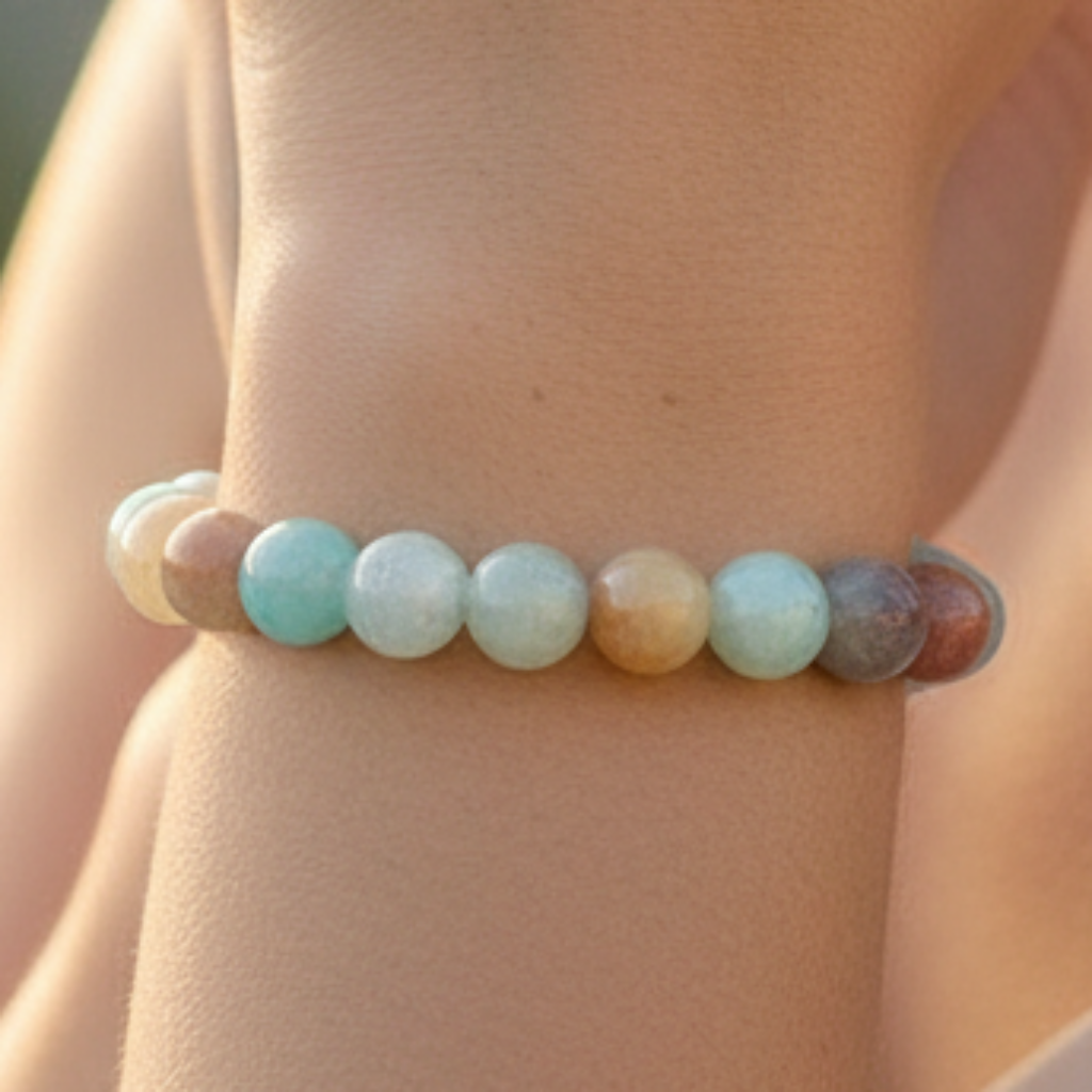 Amazonite Bracelet Detail