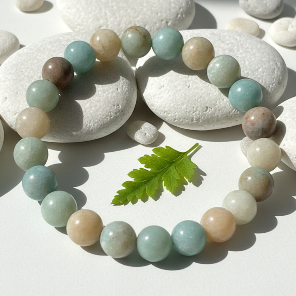 Amazonite Bracelet – Minimalist Nature