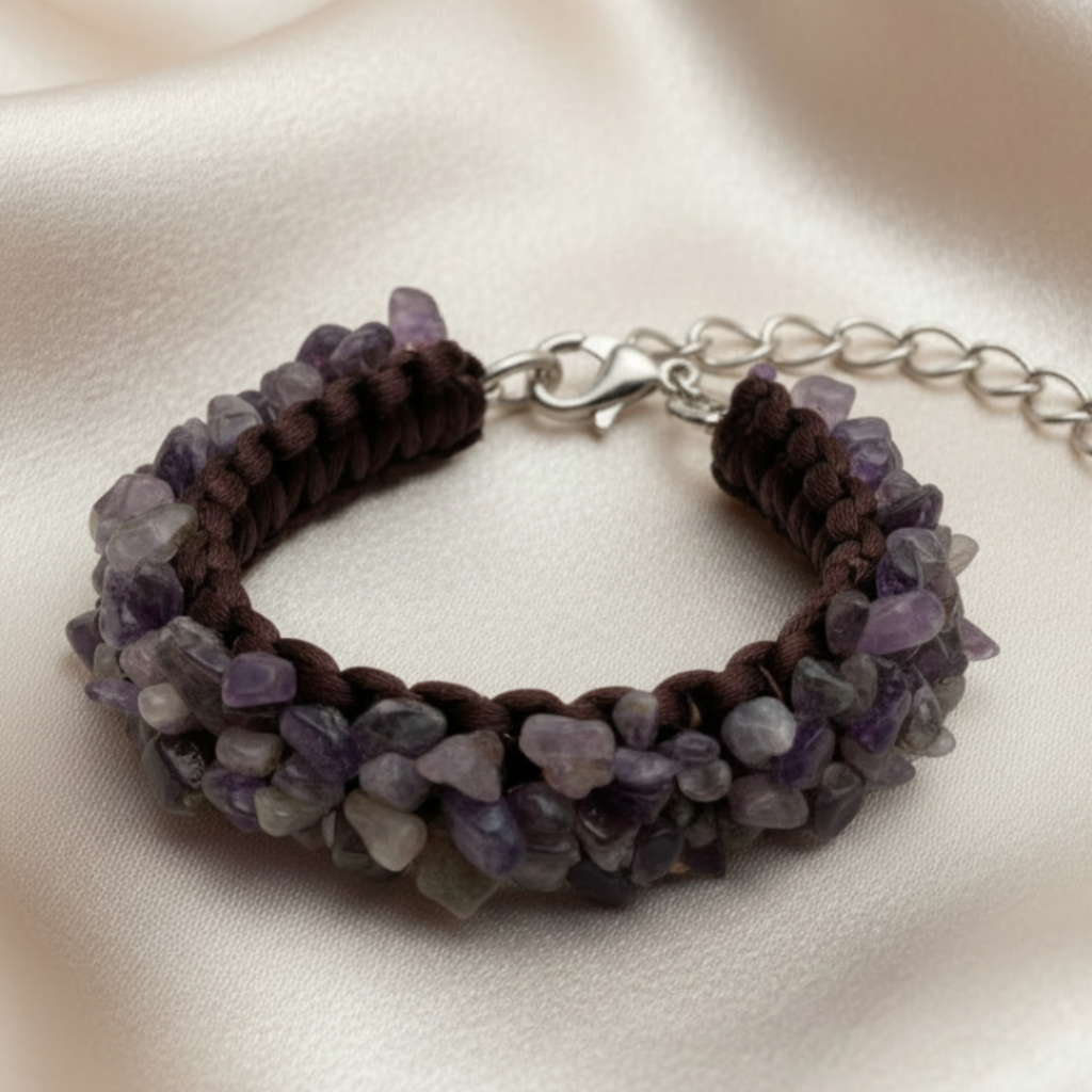 Amethyst Bracelet – Clean Extender Chain Tip