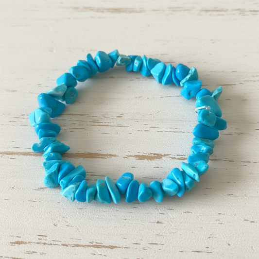 Bracelet on white wood