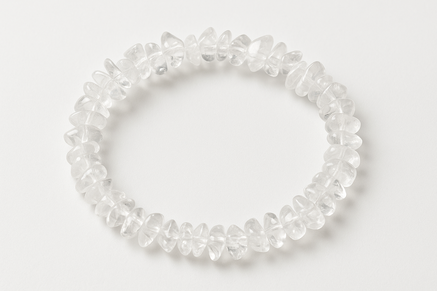 Crystal Quartz Chip Bracelet