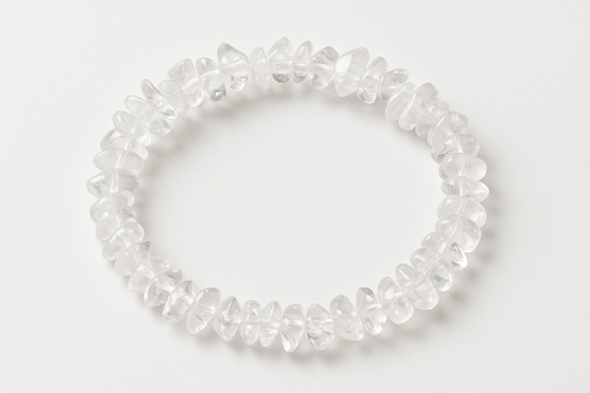 Crystal Quartz Chip Bracelet
