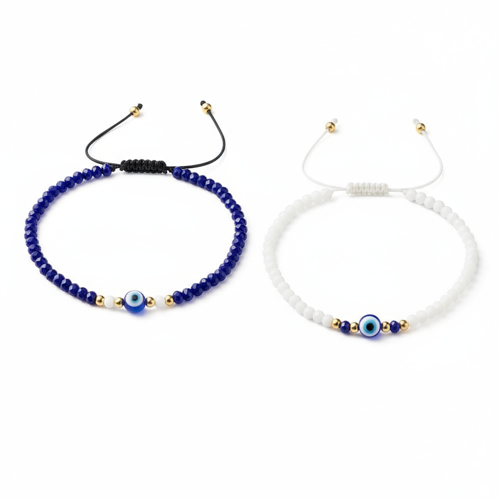 Evil Eye Bracelet - Both Variations White and Navy