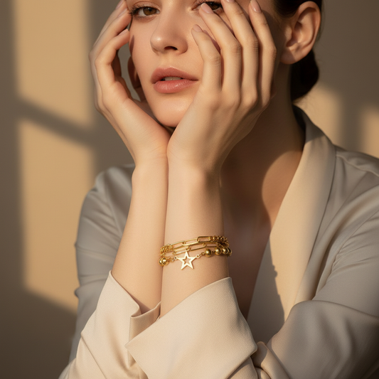 Fashion editorial pose