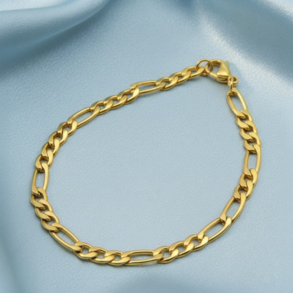 Figaro Bracelet - Light Blue