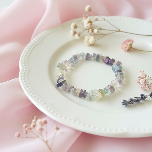 Fluorite Chip Bracelet - Cute Styled