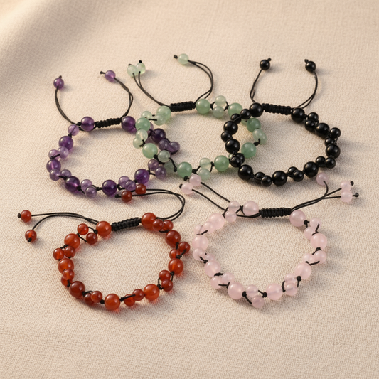 Gemstone Bracelets with New Background