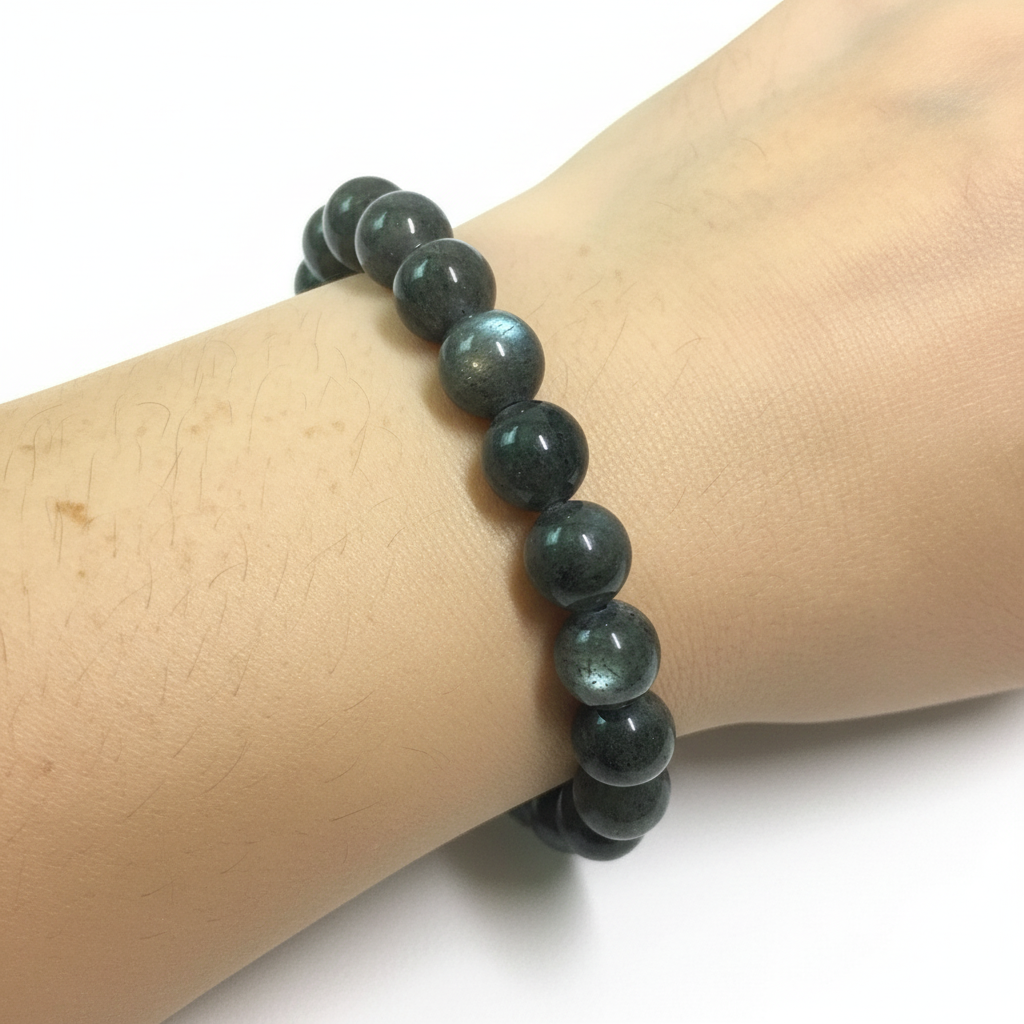 Larvikite Bracelet Macro