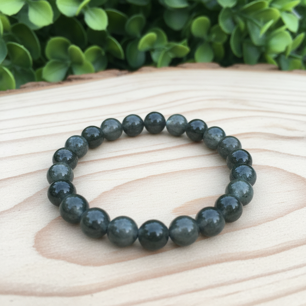 Larvikite Bracelet Nature Wood