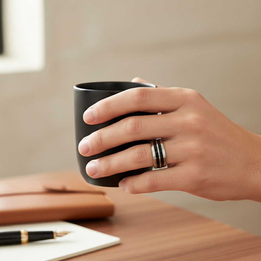 Lifestyle shot with ring