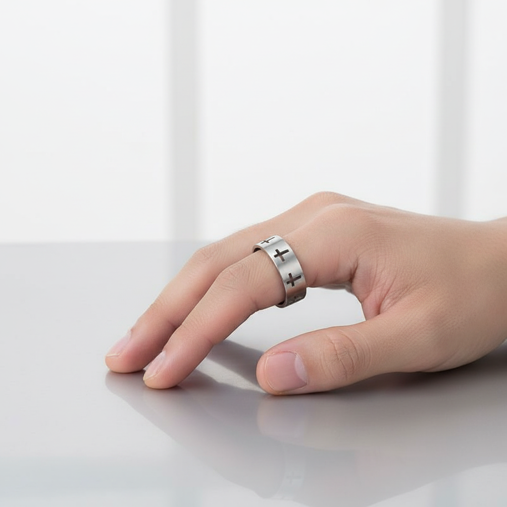 Men's editorial hand shot