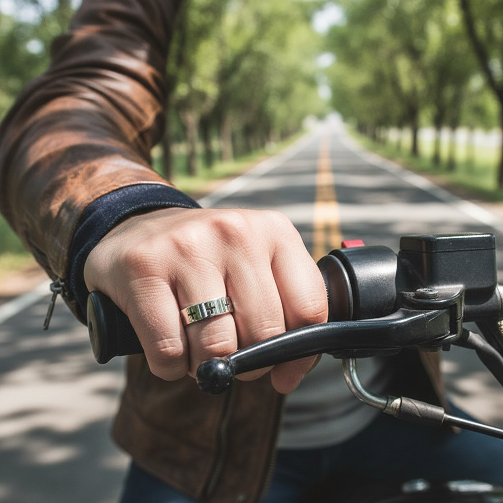 Men's lifestyle action shot