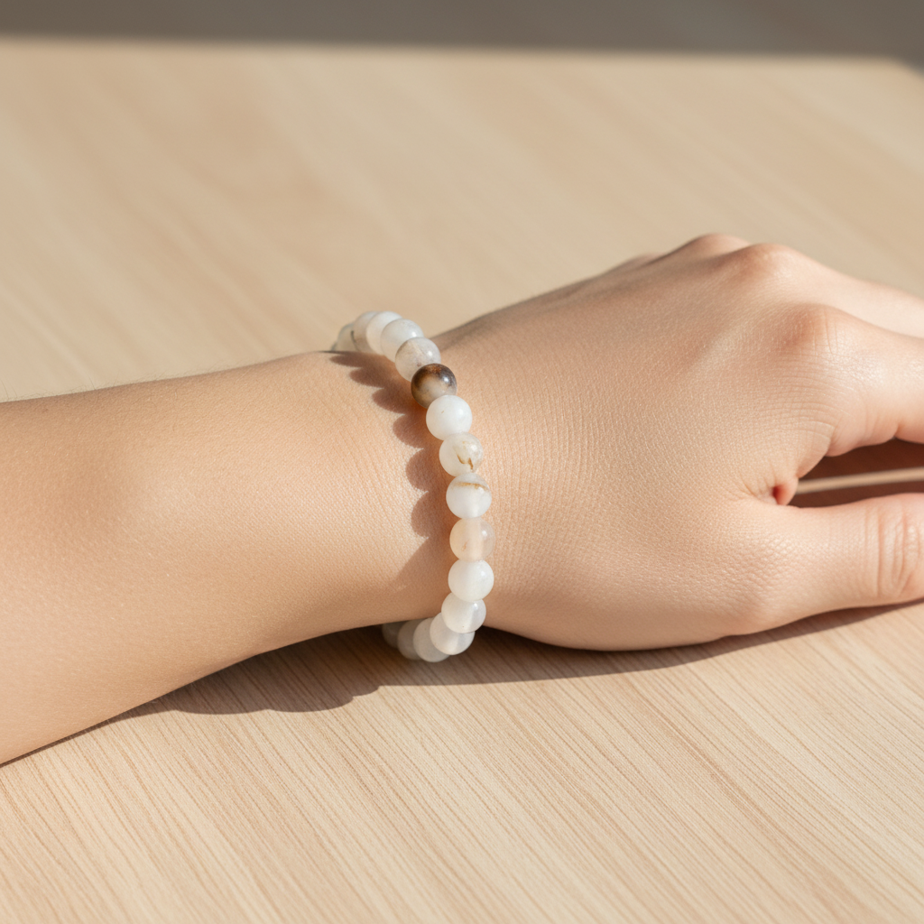 Montana Agate Bracelet Wood