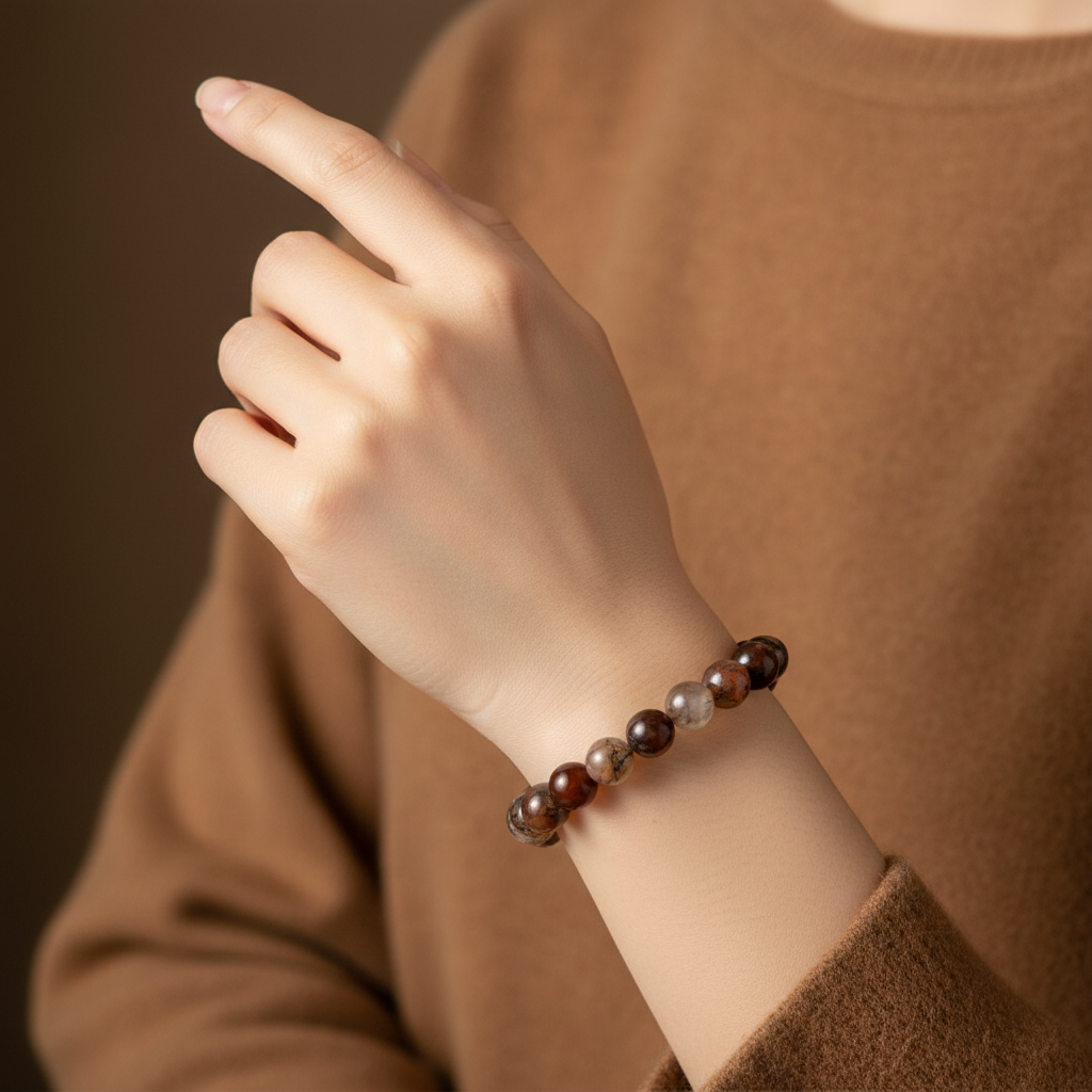 Moss Agate Bracelet Autumn