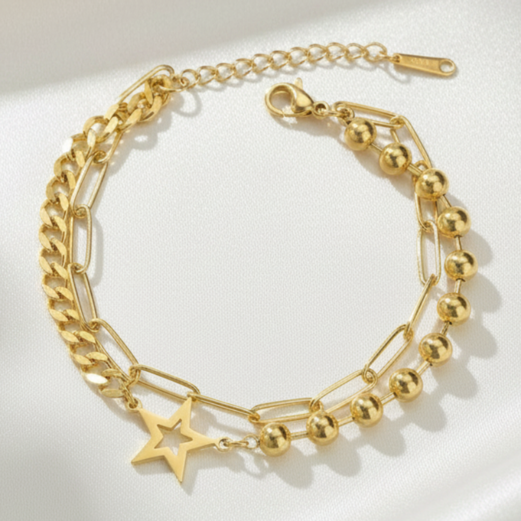 Pulsera - Fondo Satinado Blanco Huevo