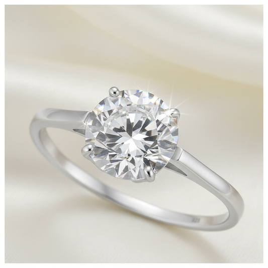 Solitaire Ring - Super Close Up