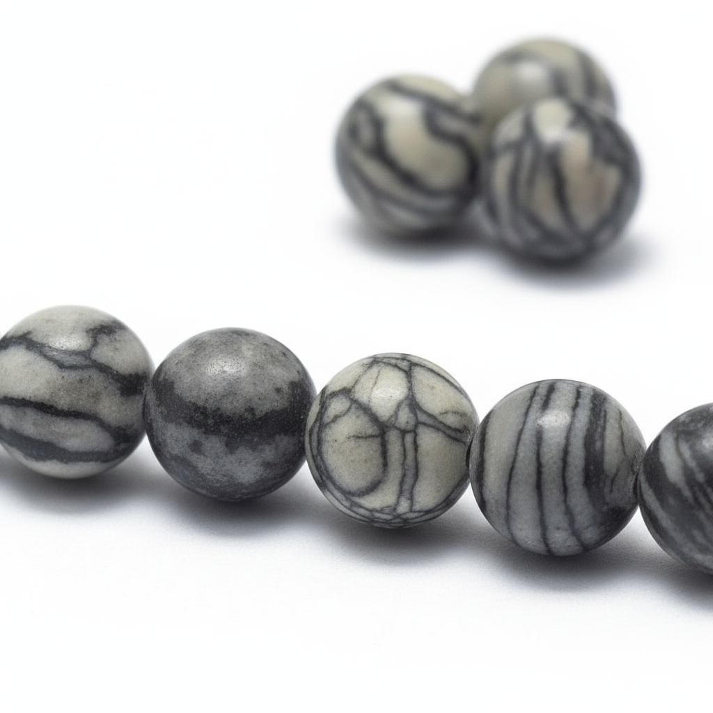 Spiderweb Bracelet 10mm Detail